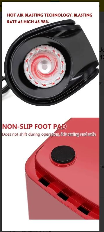 Máquina de palomitas saludable compacta, rápida, tecnología de aire caliente.