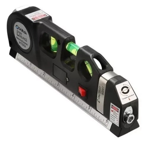 Nivelador láser Pro40 para alinear líneas horizontales y verticales, incluye burbujas.