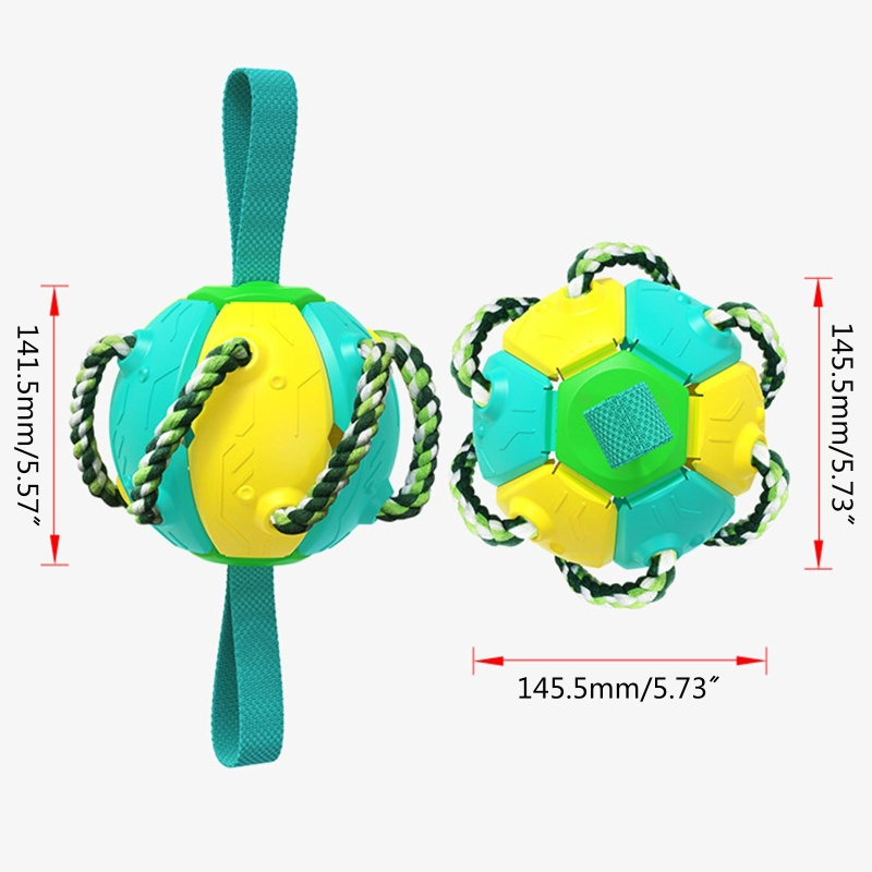 Pelota, cuerda y frisbee, juguete interactivo para perro, ideal para el jardín.