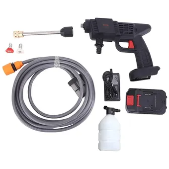 Pistola de limpieza inalámbrica de alta presión 48V, con batería de litio.