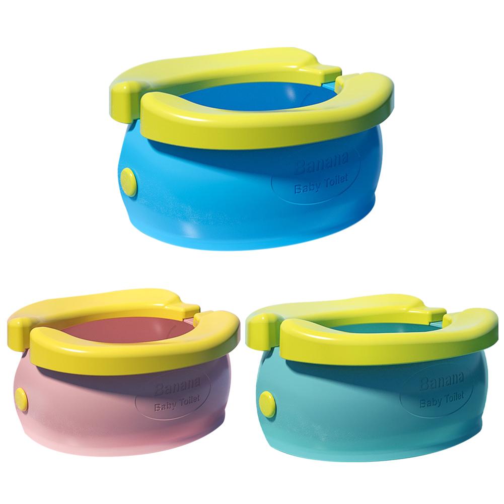 Potty portátil plegable para niño, ideal para viajes de carretera y camping.