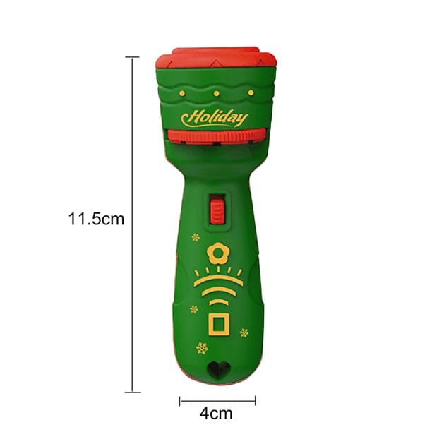 Proyector de Navidad para pared con 6 imágenes infantiles, funciona como luz nocturna.