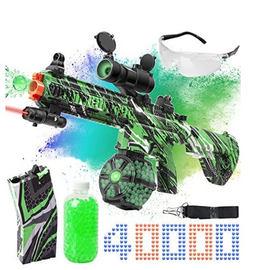 Blaster Hidrogel M416 – Dual Modo de Disparo y 40,000 Perlas de Agua para Juegos al Aire Libre