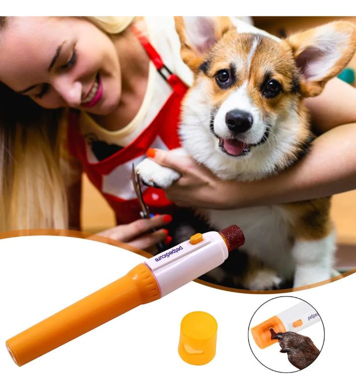 Kit de lima y recortador eléctrico, silencioso para las uñas de tu perro o gato.