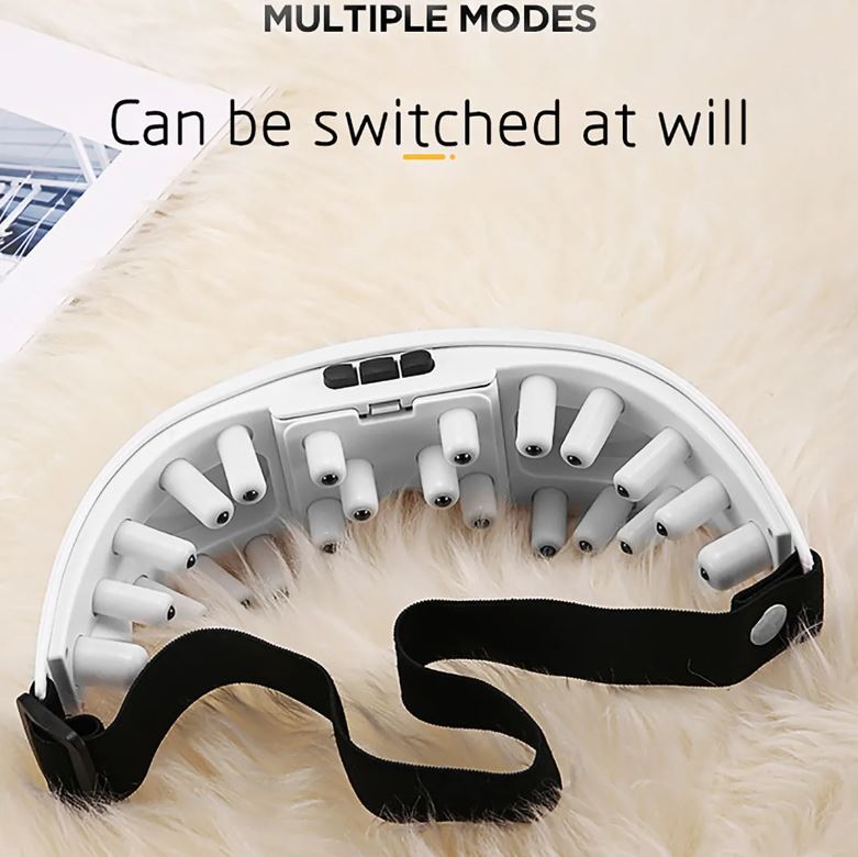 Relajante de ojos eléctrico y magnético, recargable por USB, ideal para el descanso.