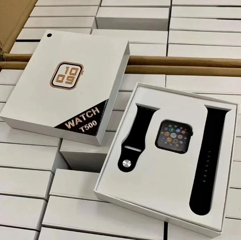 Reloj deportivo inteligente T500, permite llamadas y control de música.