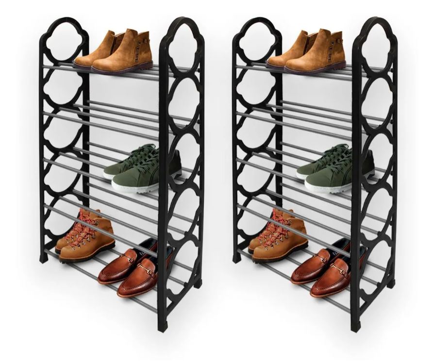 Organizador para Zapatos de 5 Niveles - Estante Desarmable y Compacto