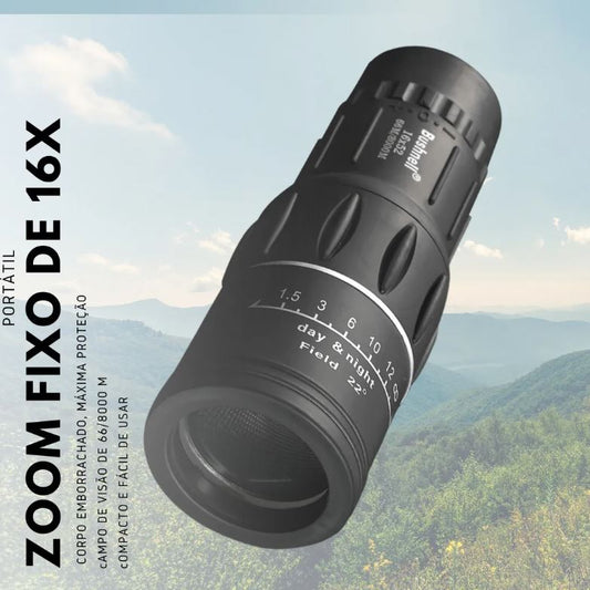 Telescopio Monocular 16x52 Compacto – Observa el Mundo con Claridad y Comodidad