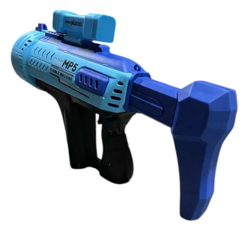 Pistola de Burbujas con 57 Agujeros y Luces LED – Divertido y Mágico para Niños