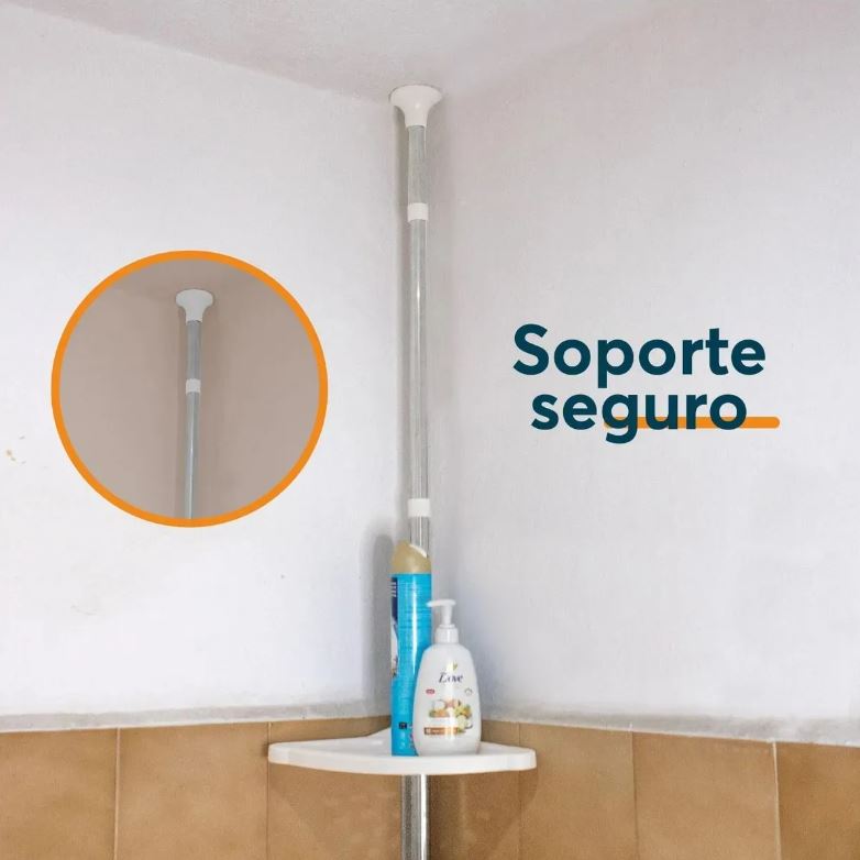 Estante Telescópico Organizador ClariBath® para Baño 🚿