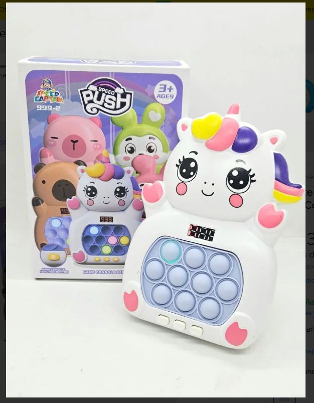 Juguete Pop It Electrónico Unicornio – Perfecto para Aliviar Estrés y Ansiedad