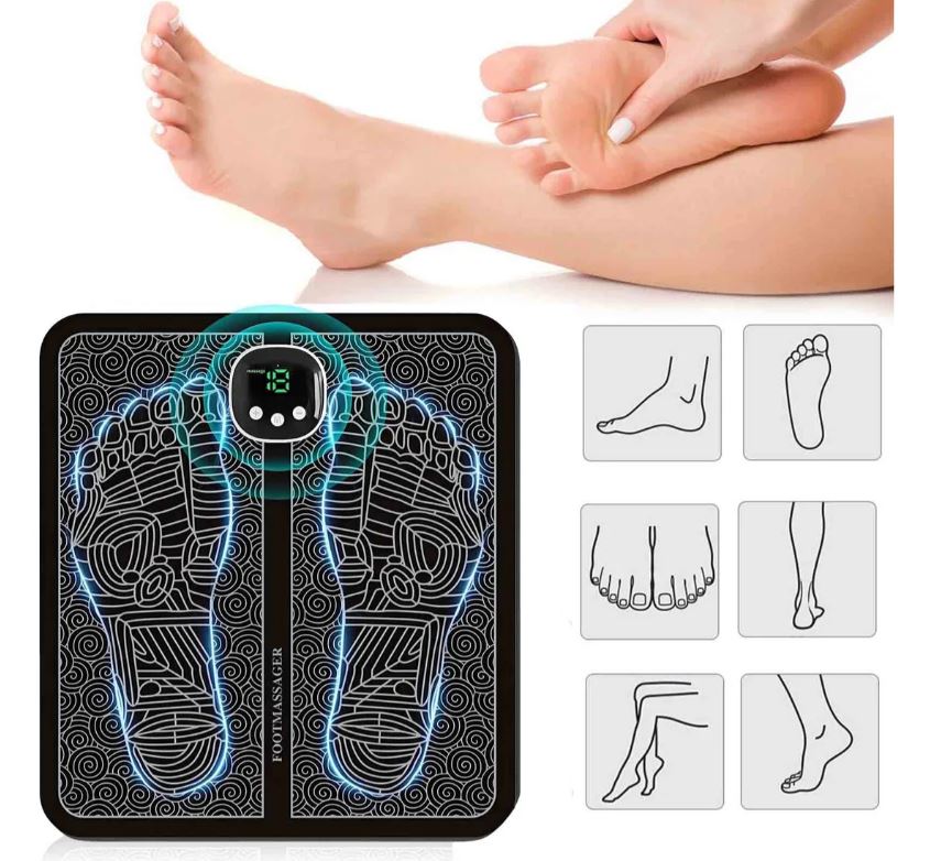 Tapete Masajeador para Pies y Circulación con Estimulación Muscular Eléctrica
