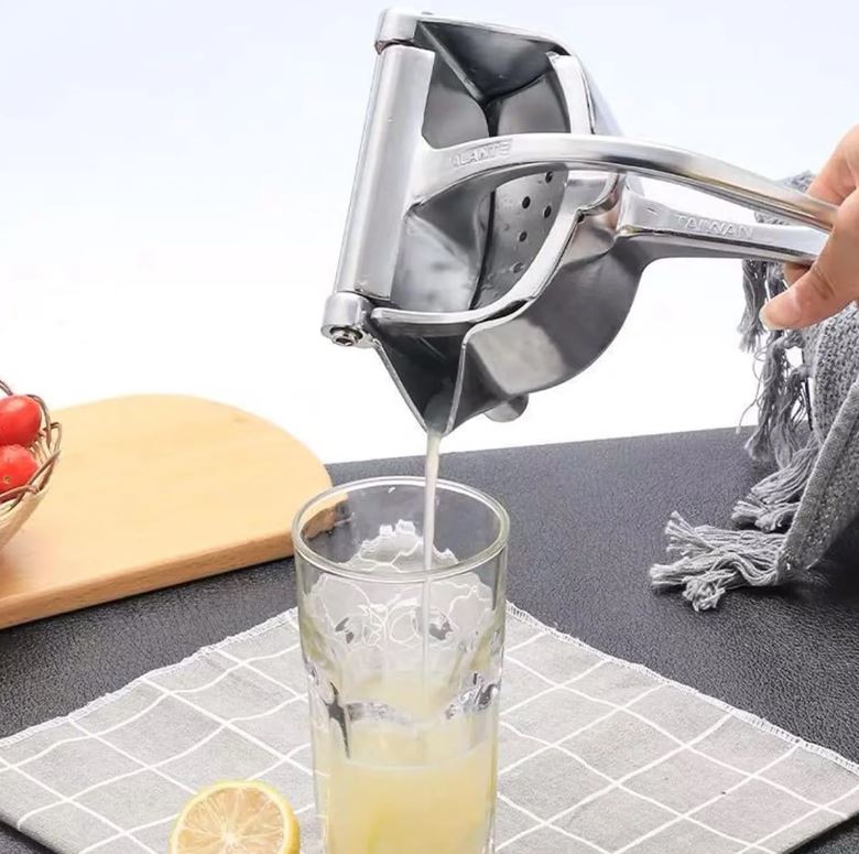Exprimidor de Palanca de Aluminio – Jugo Fresco en Segundos