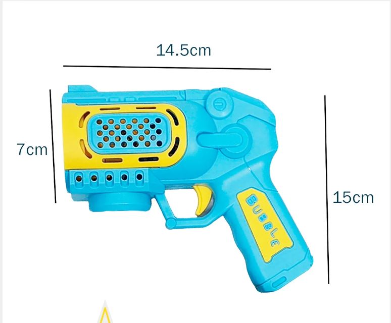 Pistola de Burbujas con LED – Diversión y Luces de Colores para Niños