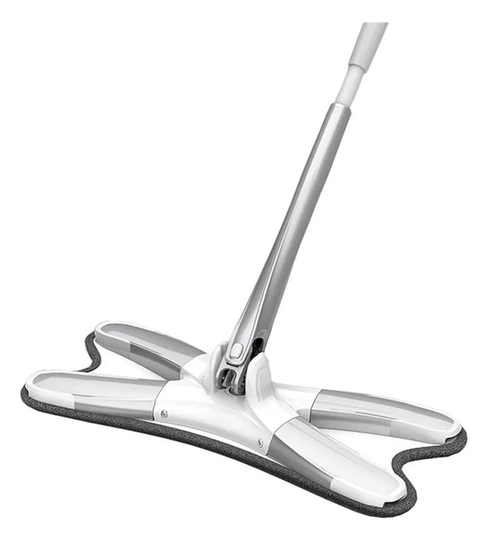 Trapeador de Microfibra Giratorio 2 en 1 - Para Uso Húmedo y Seco