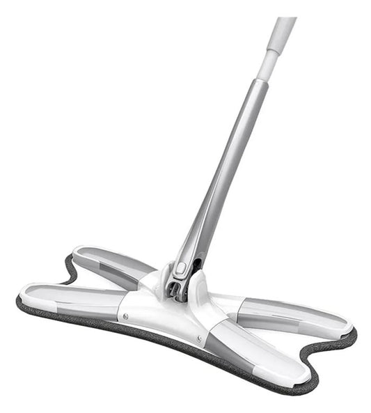 Trapeador de Microfibra Giratorio 2 en 1 - Para Uso Húmedo y Seco