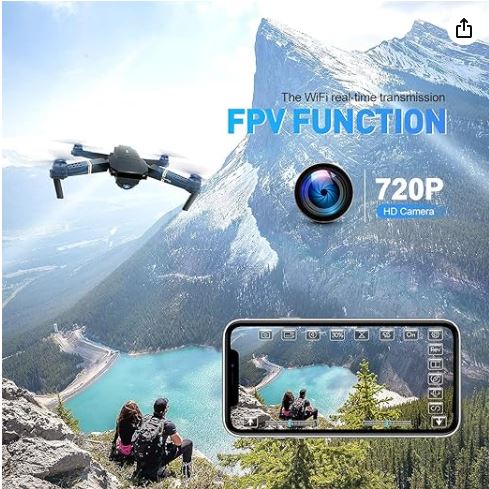 Mini Dron 4K con Cámara HD y Control Remoto