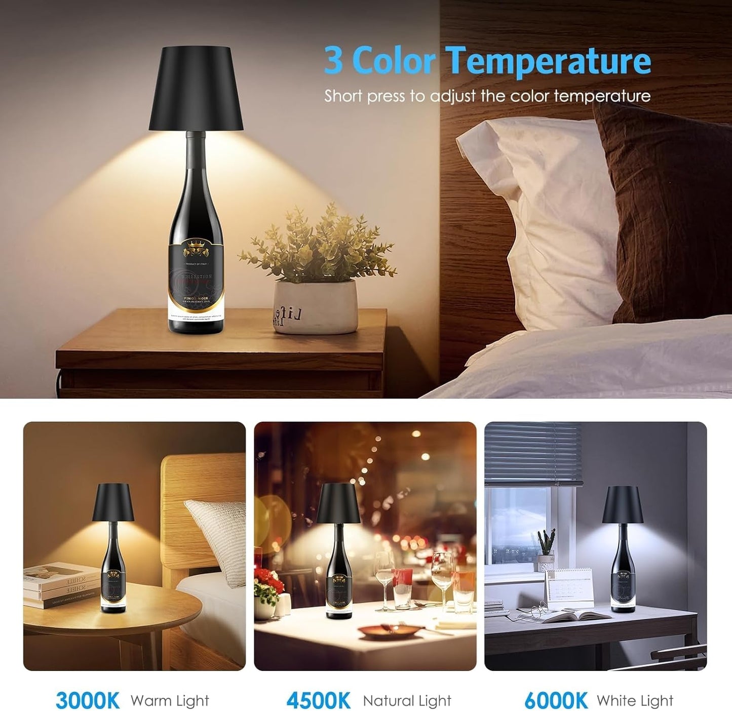 Lámpara para Botellas de Vino – Transformación Creativa y Elegante para Tu Hogar