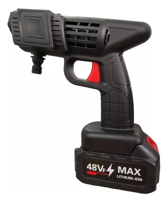 Hidrolavadora Inalámbrica Portátil con Boquillas y Batería de 48V