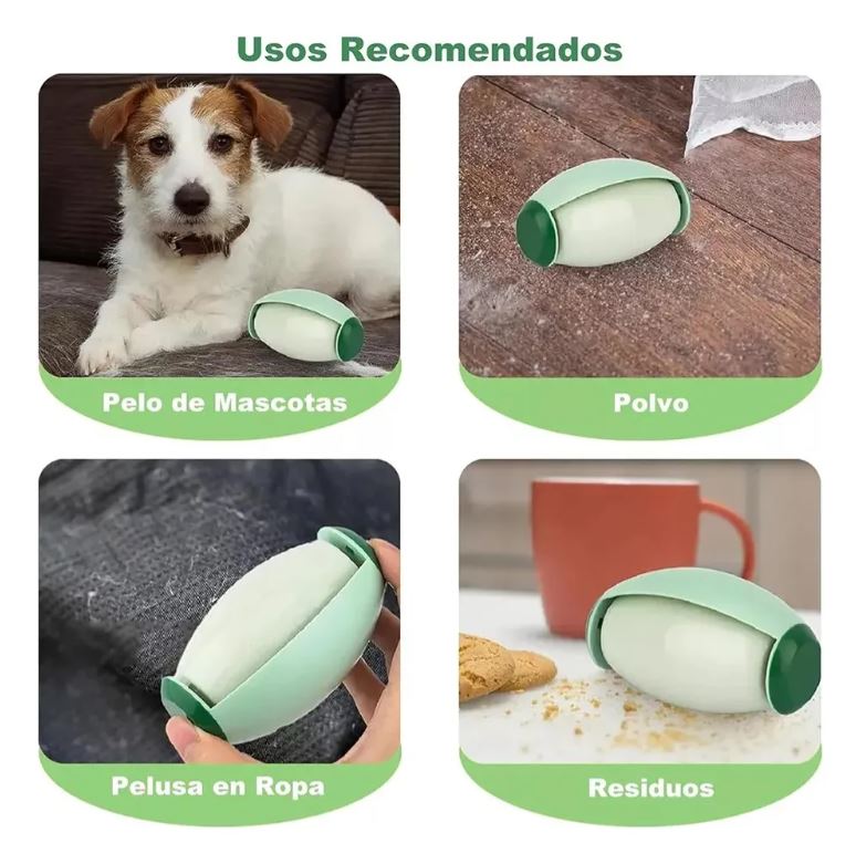 Rodillo Eliminador de Pelusa y Pelo para Mascotas