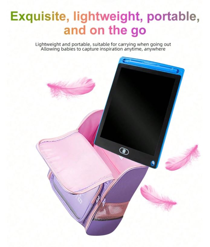 Tablet de Escritura y Dibujo LCD de 8.5" Para Niños - Pizarra Mágica Reutilizable