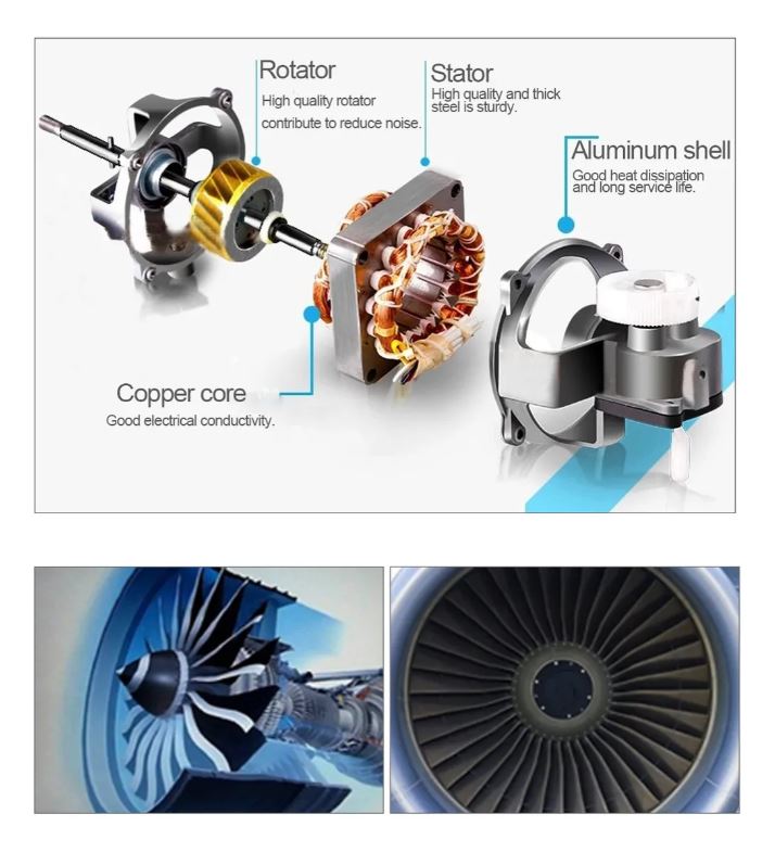 Ventilador de auto doble, giro 360°, 12V XOOL, enfriamiento rápido.
