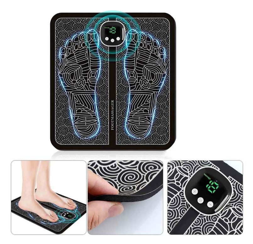 Tapete Masajeador para Pies y Circulación con Estimulación Muscular Eléctrica